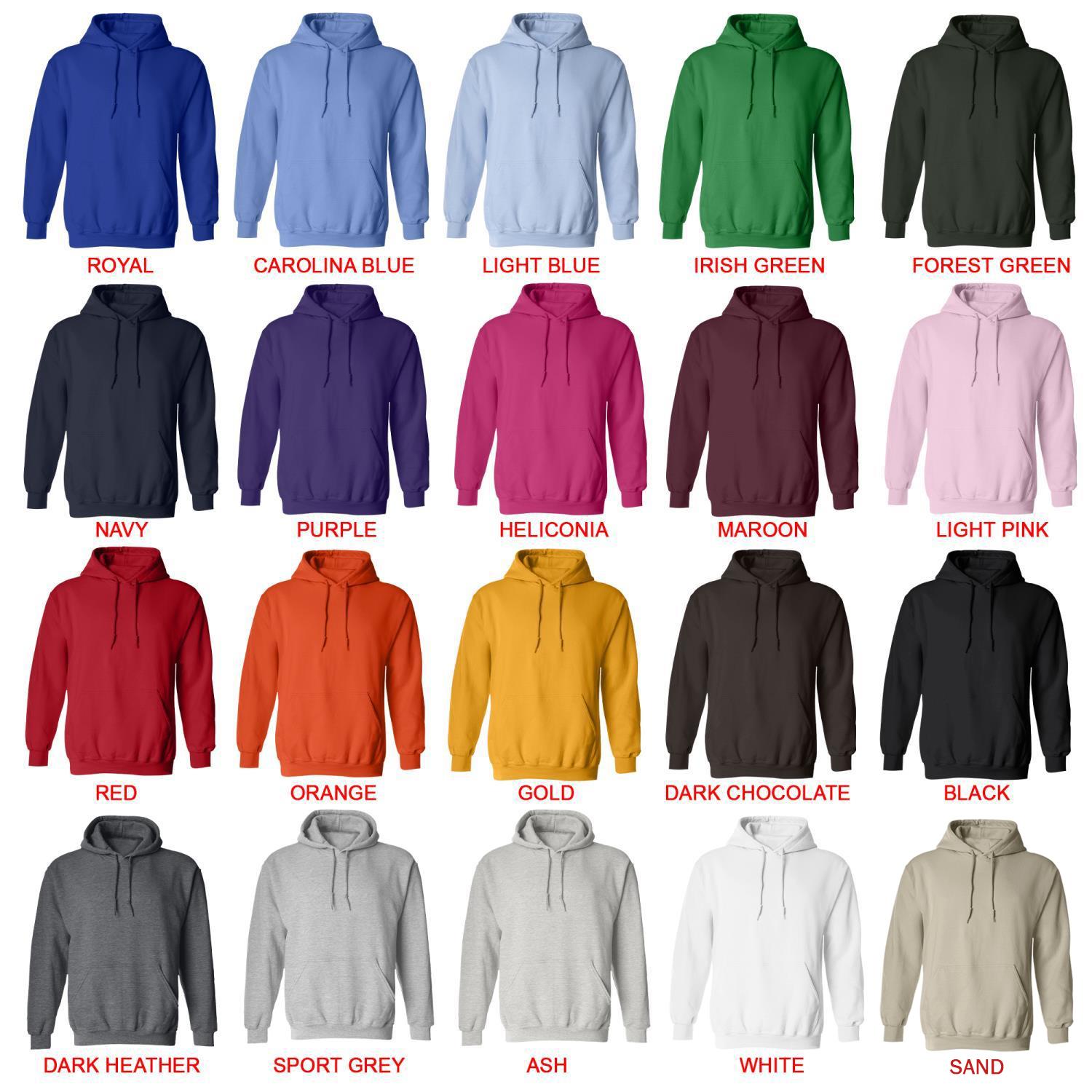 hoodie color chart - Dentist Gifts