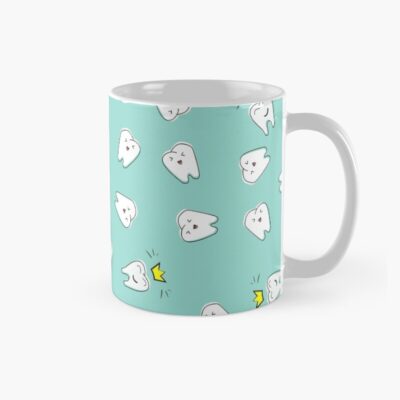 Happy Teeth Dental Braces Pattern Mug