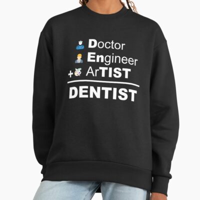 Dentist Profession Simple Word Design Sweatshirt