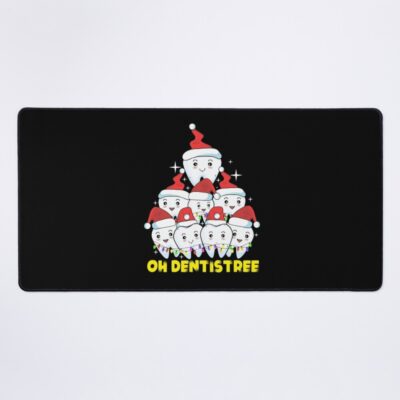 Oh Dentistree Cute Christmas Teeth Mouse Pad