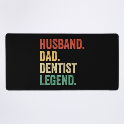 Dentist Legend Retro Typography Mouse Pad