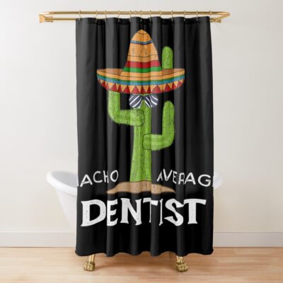 Funny Dentist Cactus Shower Curtain