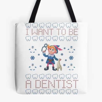 Hermey The Elf Future Dentist Tote Bag