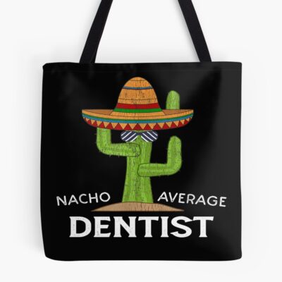 Funny Dentist Cactus Tote Bag